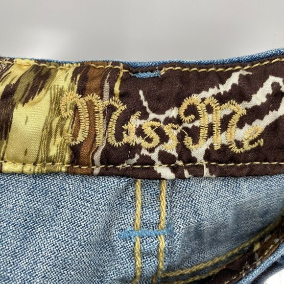 Miss Me Flare 5-Pocket Low Rise Jeans Blue Women's Size 26 - Picture 5 of 12